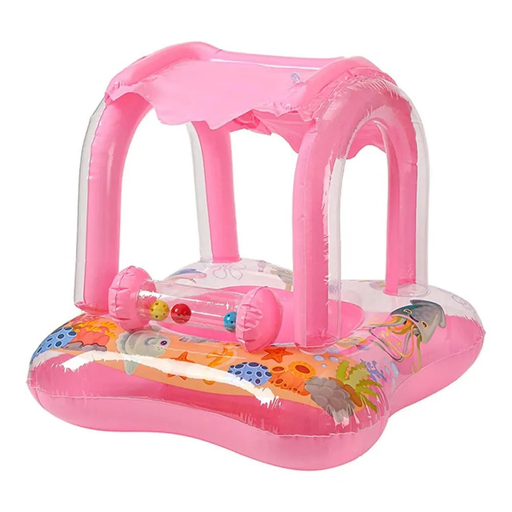 عوامة أطفال مع مظلة حماية من الشمس | Baby Float with Sun Canopy